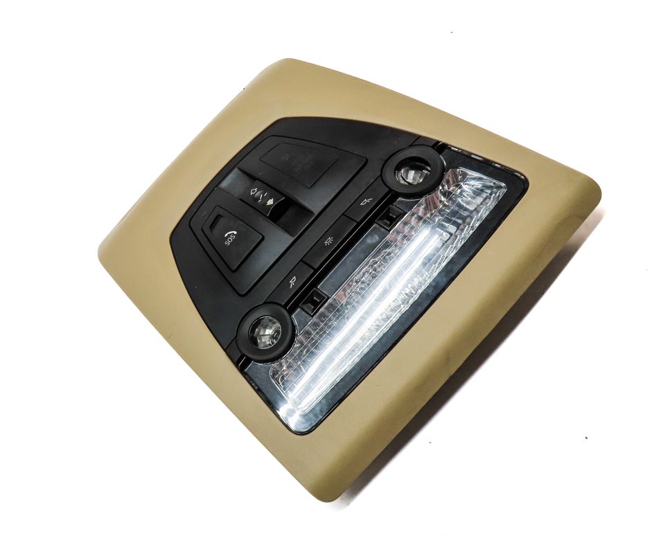 Thumbnail 3: 2015 BMW X3 (F25) FRONT DOMELIGHT MAP READING COURTESY DOME LIGHT LAMP (BEIGE)