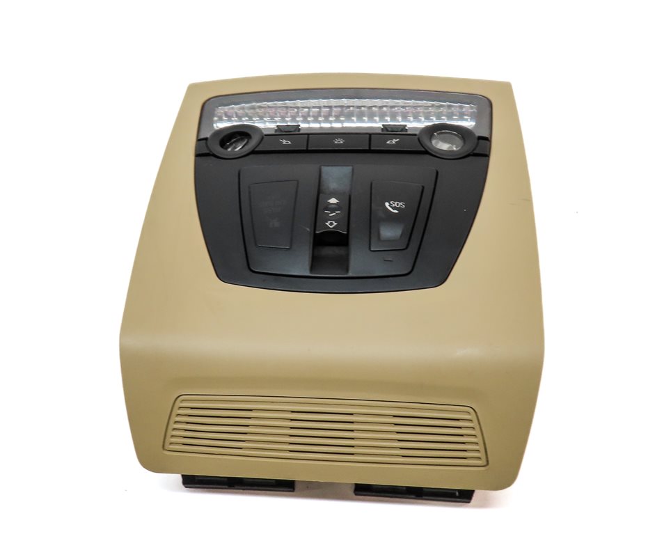 Thumbnail 4: 2015 BMW X3 (F25) FRONT DOMELIGHT MAP READING COURTESY DOME LIGHT LAMP (BEIGE)
