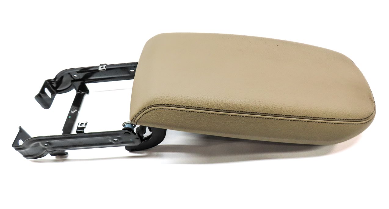 Thumbnail 4: 11-18 BMW X3 X4 (F25 F26) FRONT CENTER CONSOLE COMPARTMENT ARMREST LID (Beige)