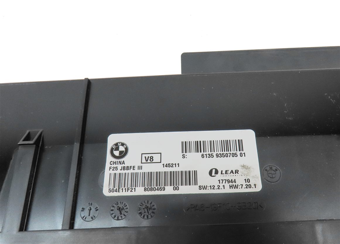 Thumbnail 4: 2015-2018 BMW X3 X4 (F25 F26) MAIN JUNCTION POWER BODY CONTROL MODULE