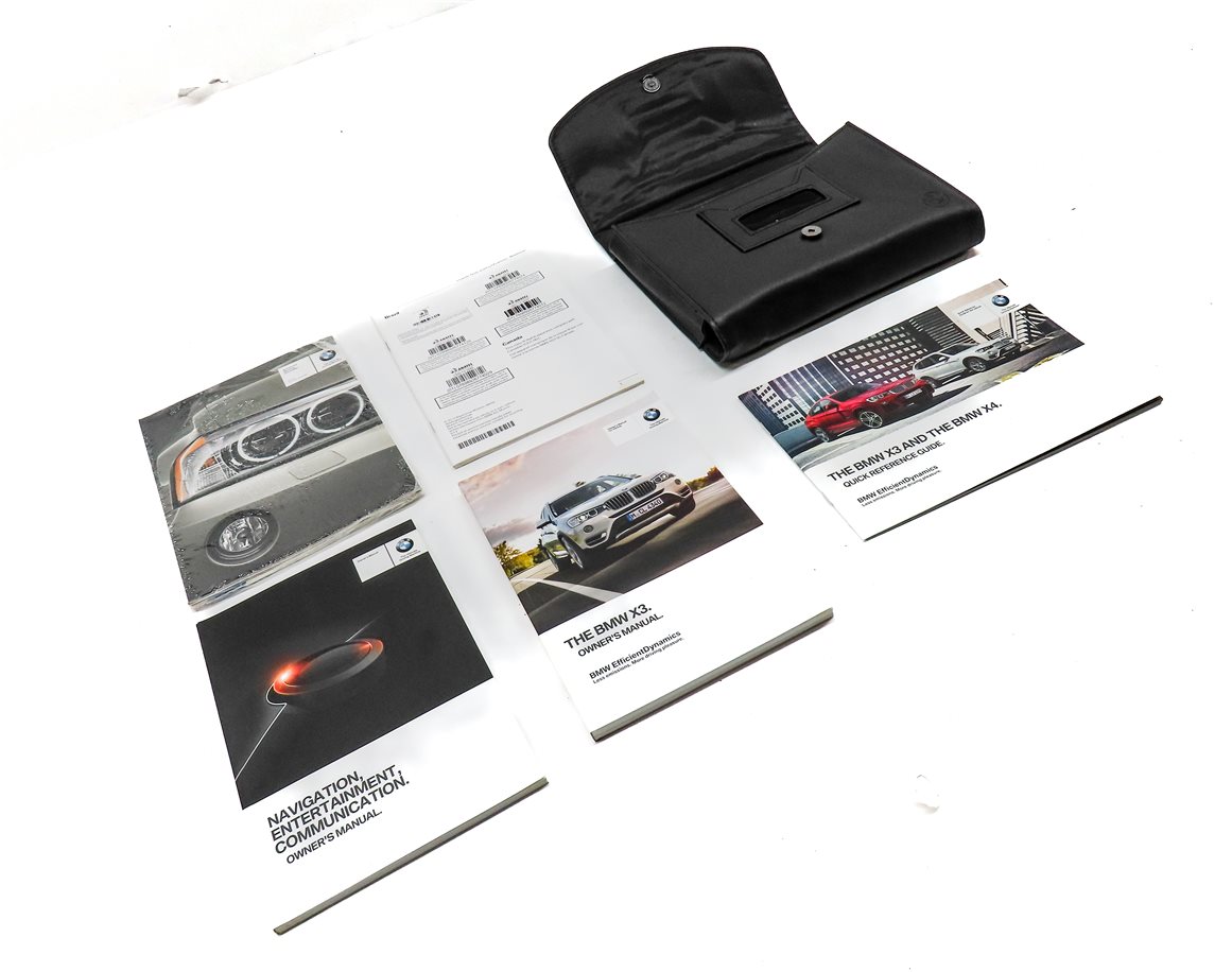 Thumbnail 3: 2015 BMW X3 (F25) OWNERS MANUAL BOOK BOOKLET LITERATURE GUIDE SET w/ CASE