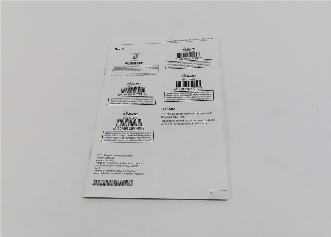 Thumbnail 4: 2015 BMW X3 (F25) OWNERS MANUAL BOOK BOOKLET LITERATURE GUIDE SET w/ CASE