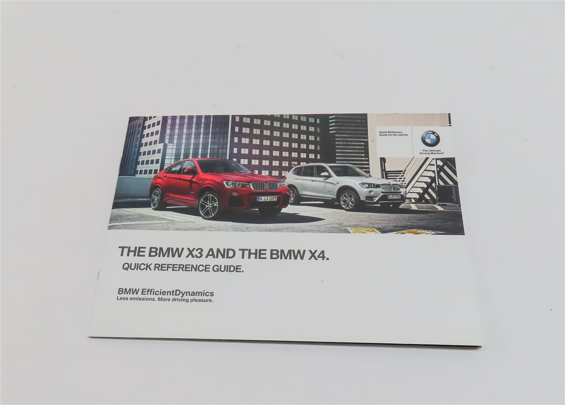 Thumbnail 8: 2015 BMW X3 (F25) OWNERS MANUAL BOOK BOOKLET LITERATURE GUIDE SET w/ CASE