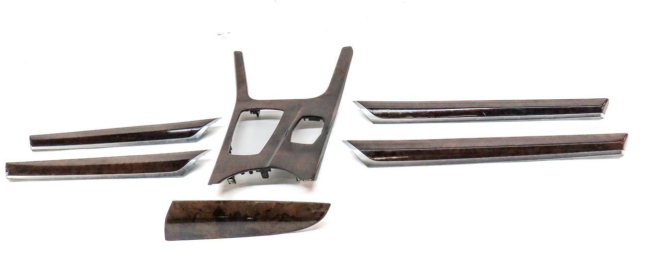 Thumbnail 2: 2015 BMW X3 (F25) DASH DOOR CONSOLE INTERIOR WOOD TRIM SET (Walnut)