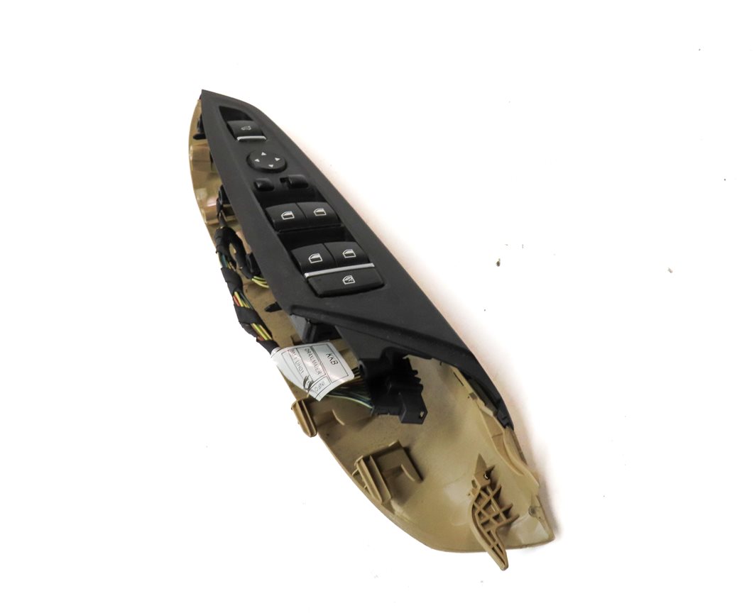 Thumbnail 3: 2015 BMW X3 (F25) LEFT DRIVER DOOR MASTER POWER WINDOW SWITCH BUTTON (BEIGE)