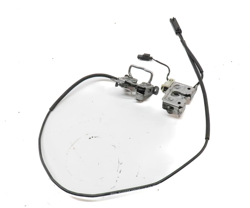 Thumbnail 4: 2015 BMW X4 (F26) FRONT LEFT & RIGHT LOWER HOOD LOCK LATCH SET-2 w/ CABLE