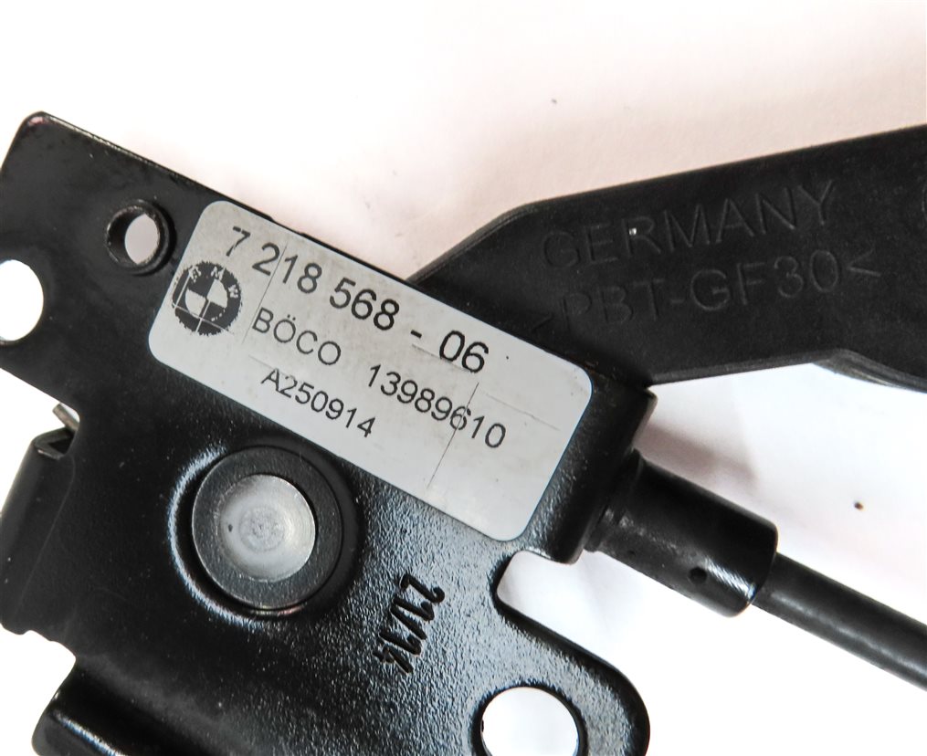 Thumbnail 12: 2015 BMW X4 (F26) FRONT LEFT & RIGHT UPPER HOOD LOCK SAFETY LATCH SET w/ CABLE
