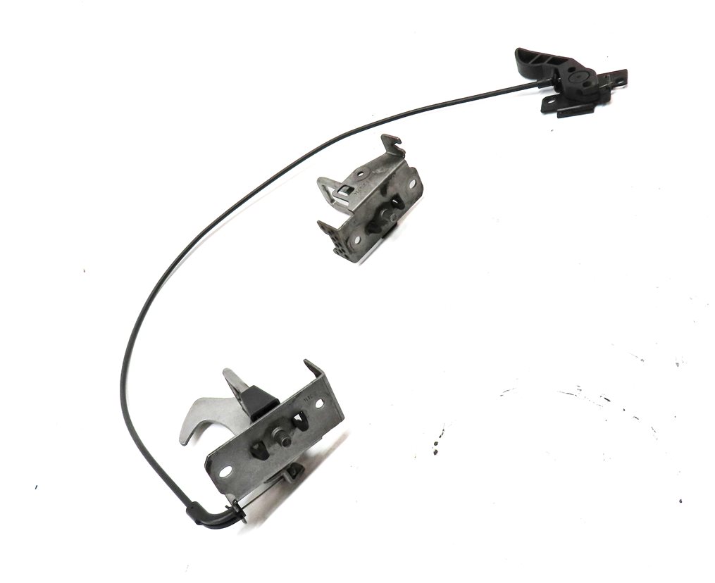 Thumbnail 3: 2015 BMW X4 (F26) FRONT LEFT & RIGHT UPPER HOOD LOCK SAFETY LATCH SET w/ CABLE