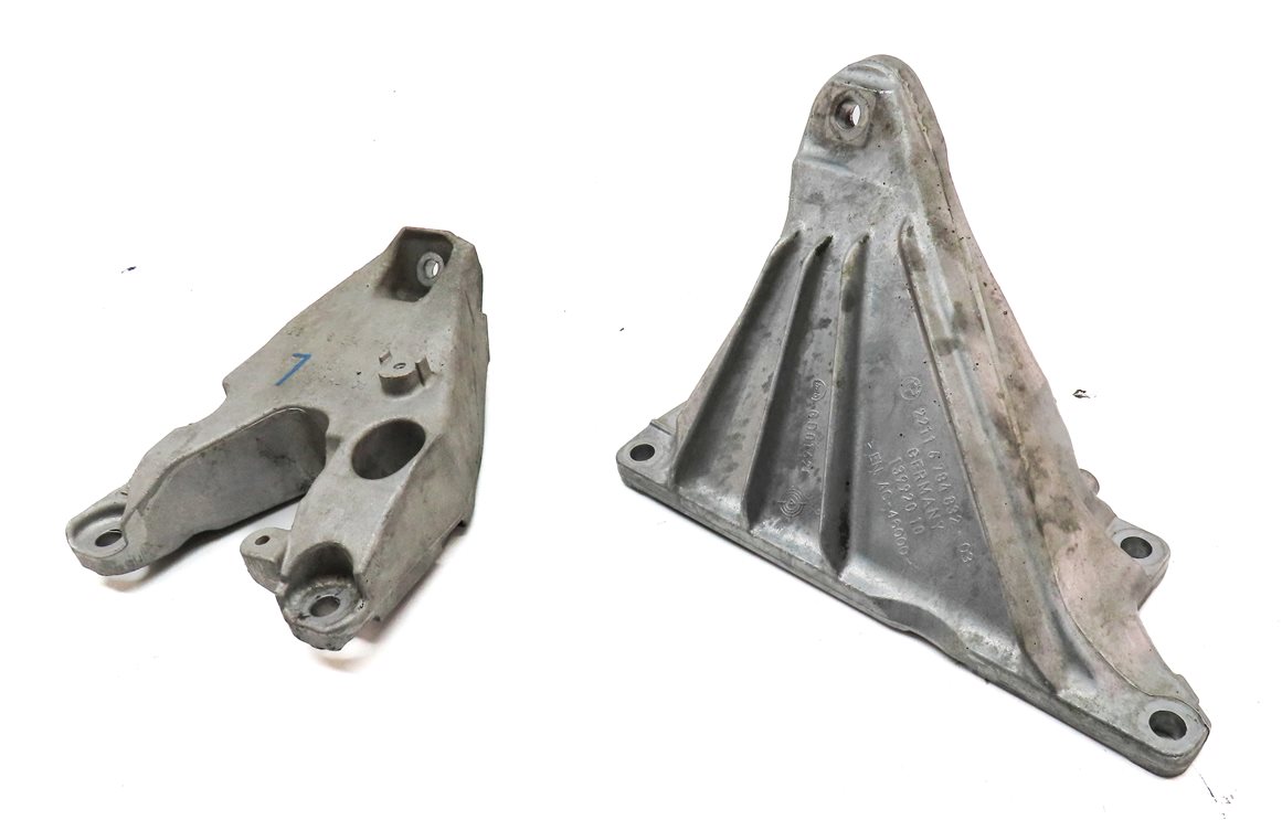 Thumbnail 2: 2015 BMW X4 (F26) 3.0L (N55) ENGINE LEFT & RIGHT MOTOR MOUNT BRACKET SET-2