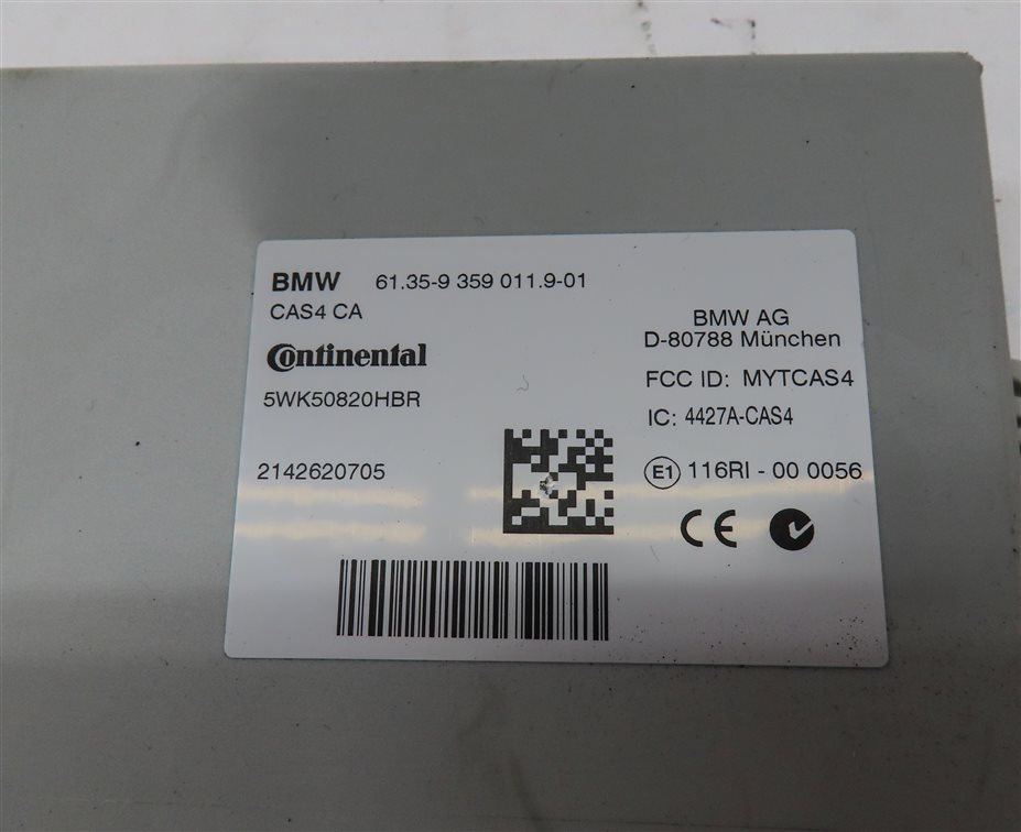 Thumbnail 8: 14-17 BMW 535iGT 535i 740i X3 X4 - 3.0L N55 ENGINE DME CAS-4 MODULE & KEY SET