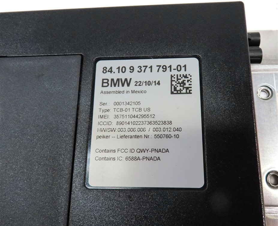 Thumbnail 4: 2015 BMW X4 (F26) BLUETOOTH TELEMATICS BLUETOOTH COMMUNICATION CONTROL MODULE