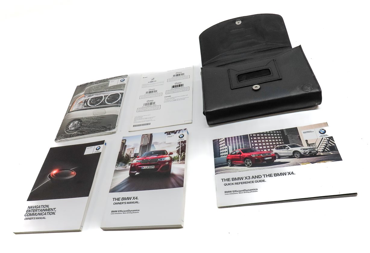 Thumbnail 2: 2015 BMW X4 (F26) OWNERS MANUAL BOOK BOOKLET GUIDE SET w/ CASE
