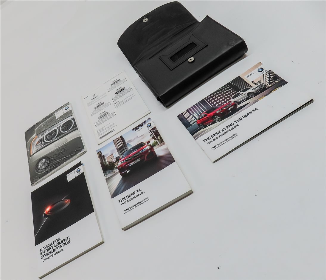 Thumbnail 3: 2015 BMW X4 (F26) OWNERS MANUAL BOOK BOOKLET GUIDE SET w/ CASE