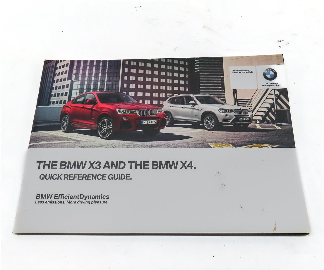 Thumbnail 4: 2015 BMW X4 (F26) OWNERS MANUAL BOOK BOOKLET GUIDE SET w/ CASE