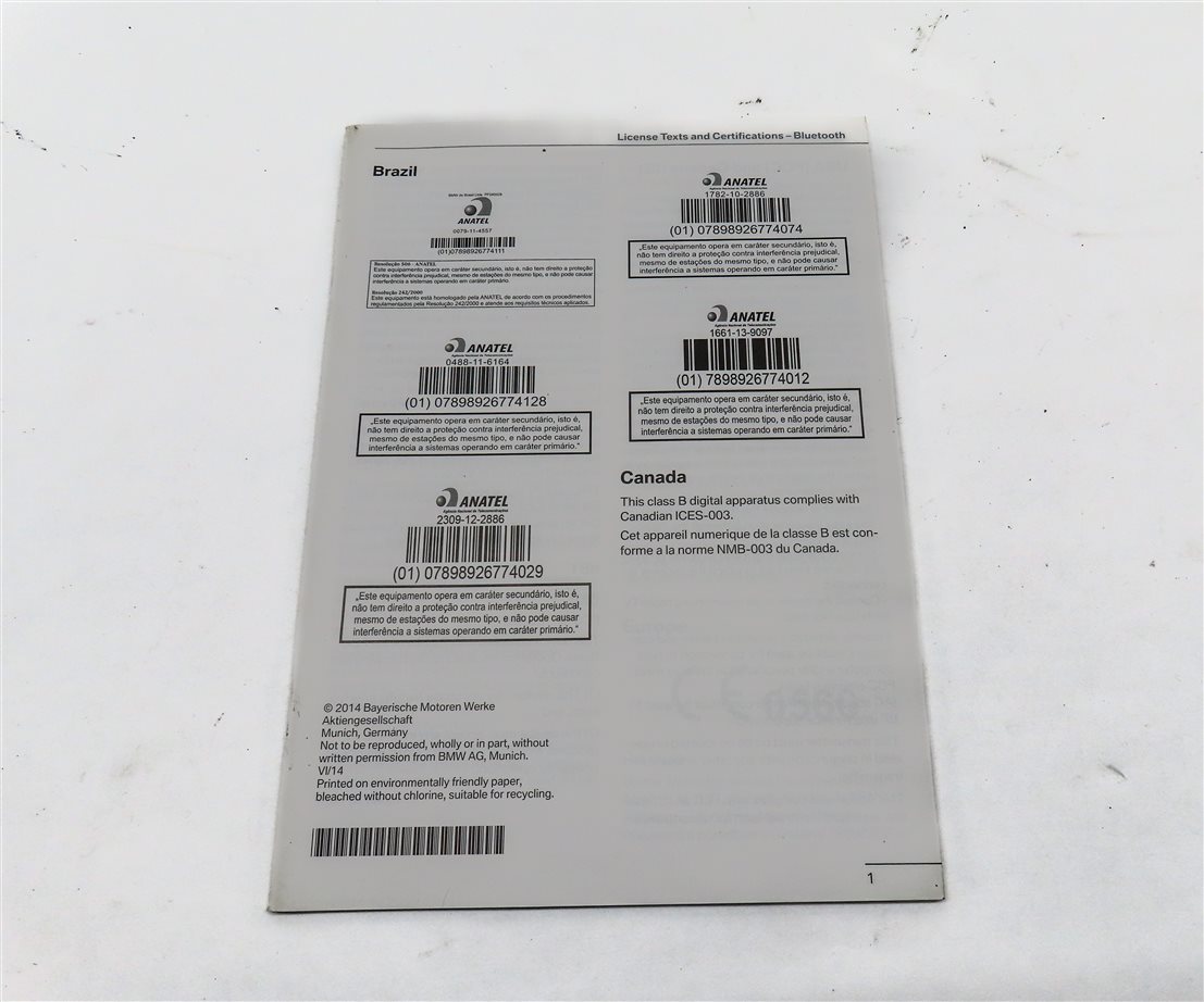 Thumbnail 5: 2015 BMW X4 (F26) OWNERS MANUAL BOOK BOOKLET GUIDE SET w/ CASE