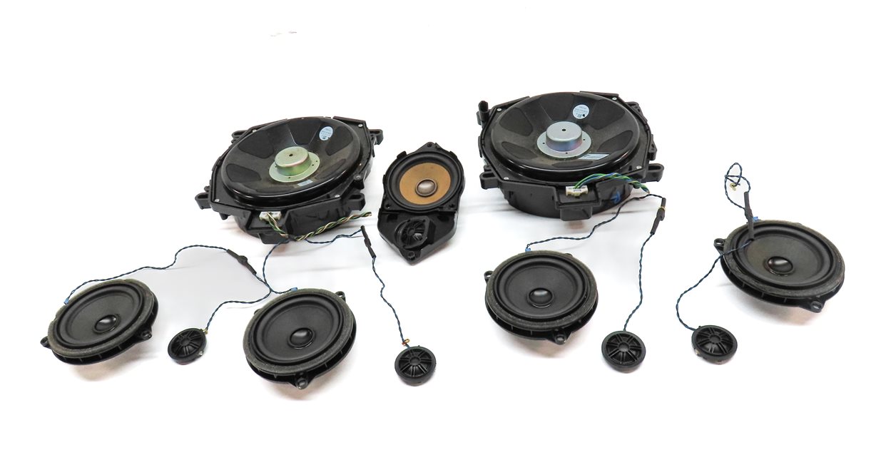 Thumbnail 2: 2015 BMW X4 (F26) RADIO STEREO SUB SUBWOOFER TWEETER SPEAKER SET 11