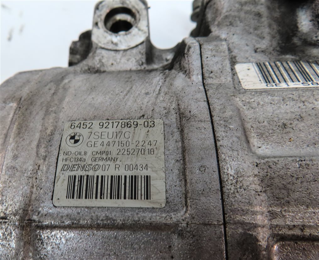 Thumbnail 7: 2011-2017 BMW X3 F25 15-16 X4 F26 3.0L TURBO N55 A/C AIR CONDITIONING COMPRESSOR