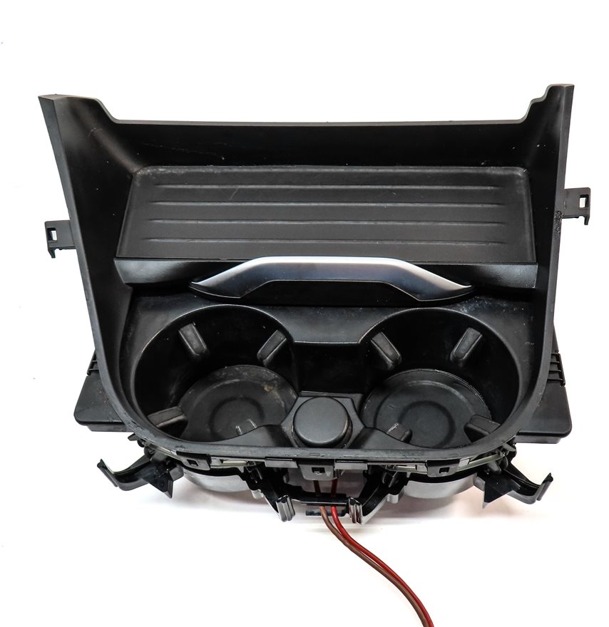 Thumbnail 6: 2015 BMW X4 (F26) FRONT CENTER CONSOLE CUP HOLDER DRINK HOLDER w ROLL TOP LID