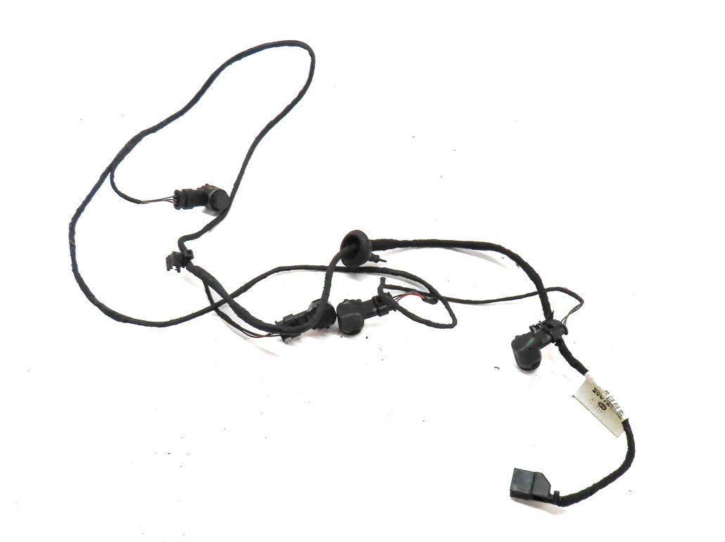 13 AUDI A6 C7 REAR PARK ASSIST PDC DISTANCE CONTROL SENSOR SET w/HARNESS (Blue)