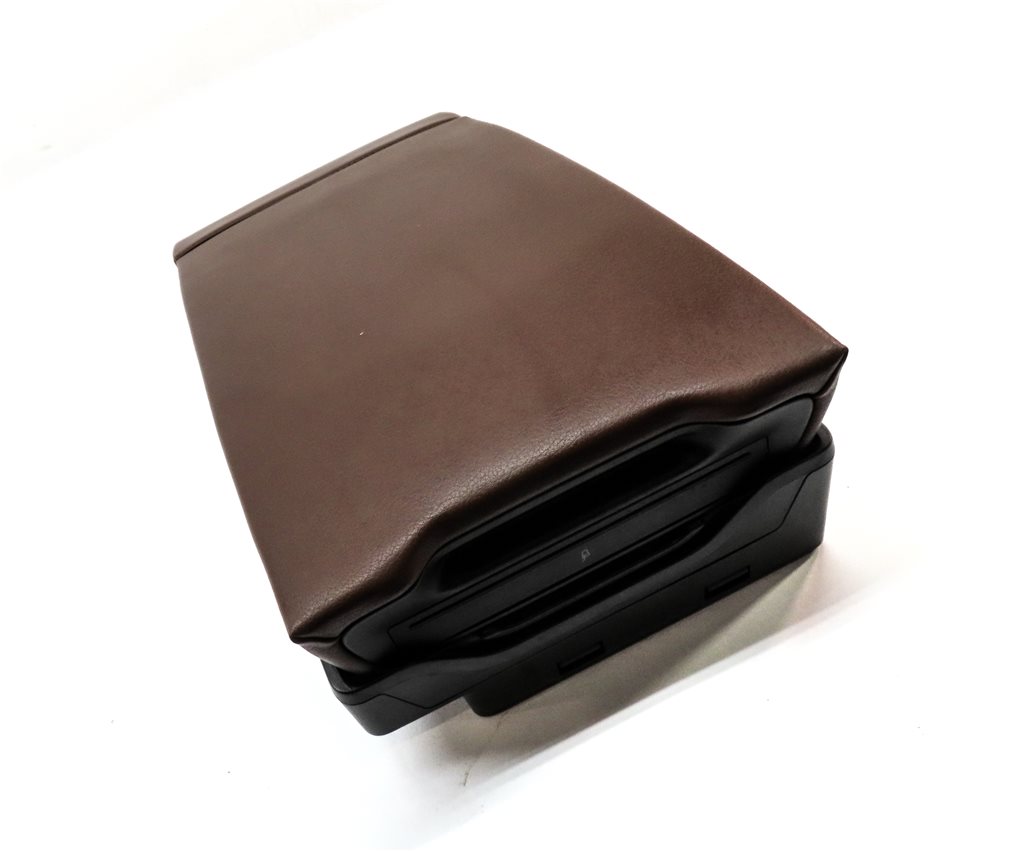 Thumbnail 3: 12-18 AUDI A6 A7 S6 S7 RS7 C7 4G8 REAR CENTER SEAT ARM REST CUPHOLDER (Brown)
