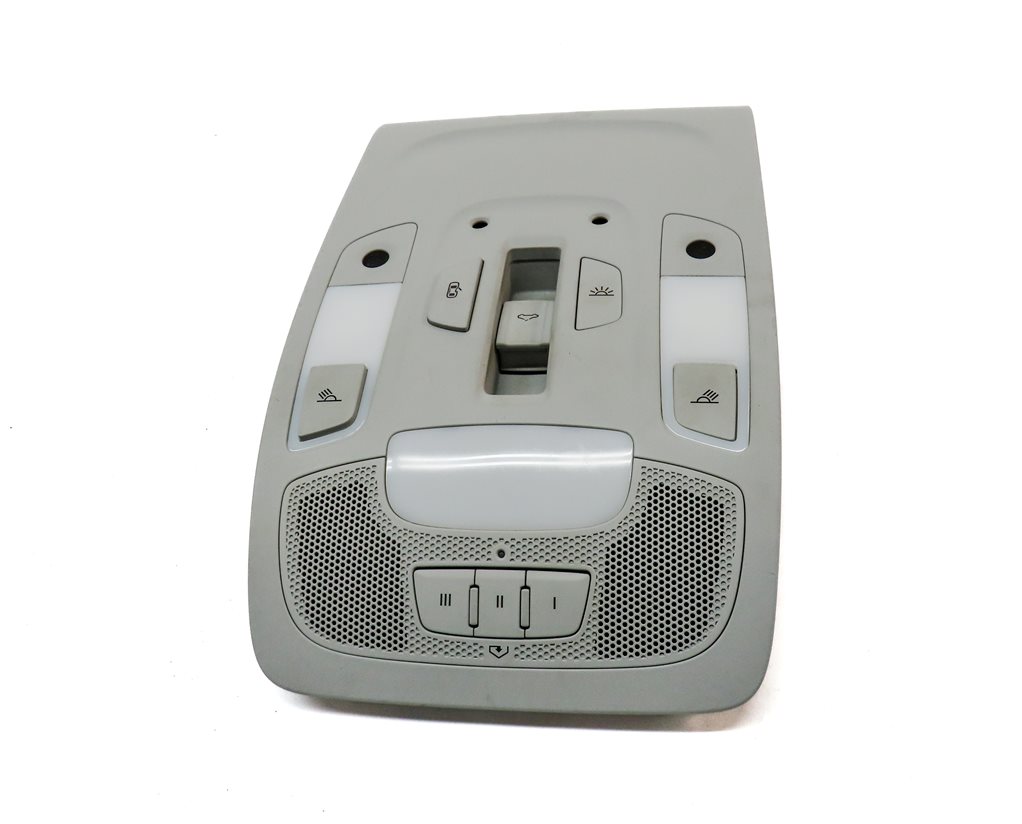 Thumbnail 2: 2013 AUDI A6 (C7) FRONT OVERHEAD INTERIOR DOME LIGHT LAMP w/ SWITCHES (Gray)