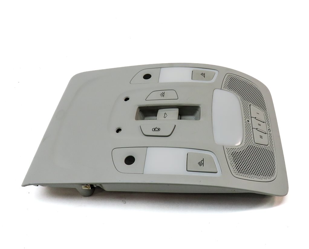 Thumbnail 4: 2013 AUDI A6 (C7) FRONT OVERHEAD INTERIOR DOME LIGHT LAMP w/ SWITCHES (Gray)