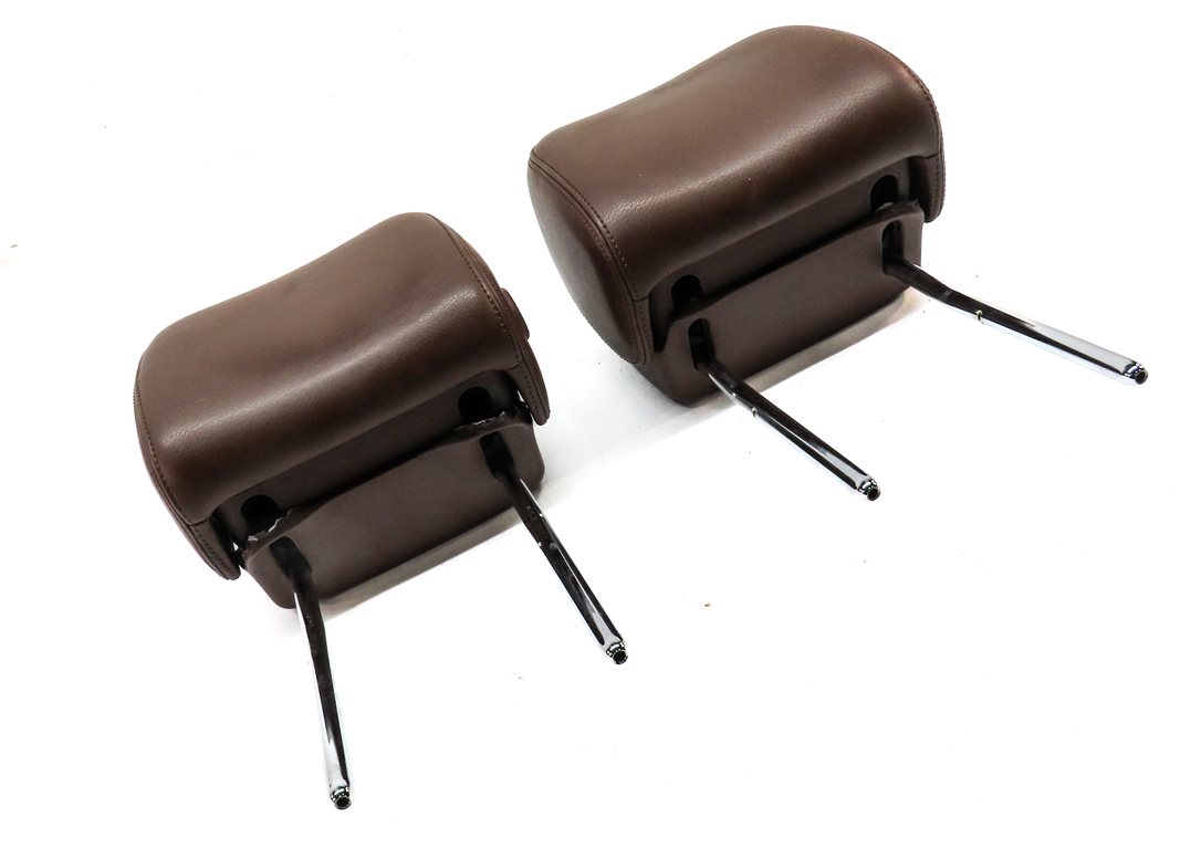 Thumbnail 3: 12-18 AUDI A6 A7 S6 S7 RS7 (C7 4G8) FRONT LEFT & RIGHT SEAT HEADREST SET (Brown)