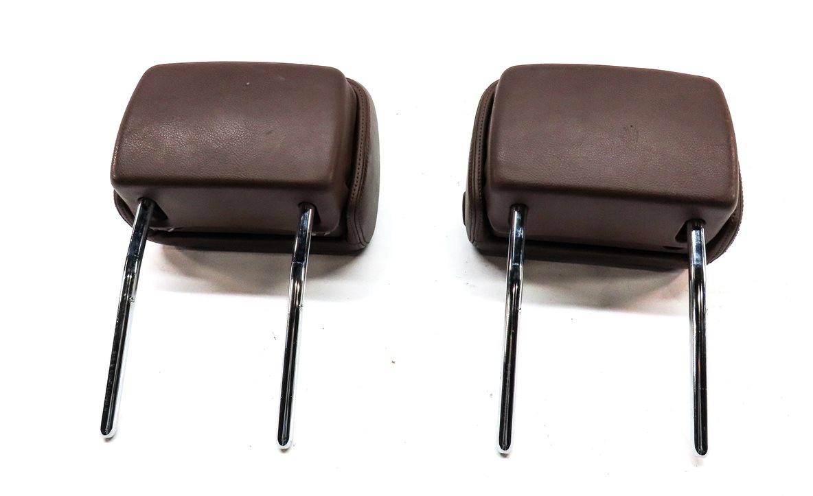 Thumbnail 6: 12-18 AUDI A6 A7 S6 S7 RS7 (C7 4G8) FRONT LEFT & RIGHT SEAT HEADREST SET (Brown)