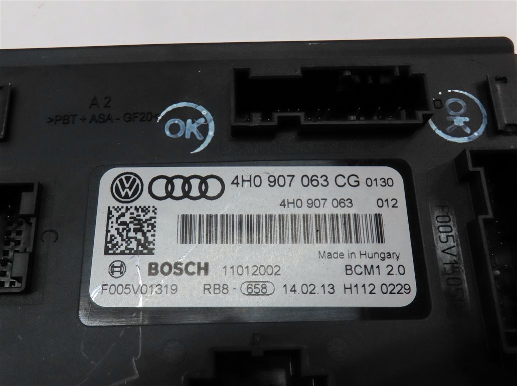 Thumbnail 6: 13-15 AUDI A6 A7 C7 3.0L SUPER SPEEDOMETER ECM BCM IMMOBILIZER MODULE KEY SET/8