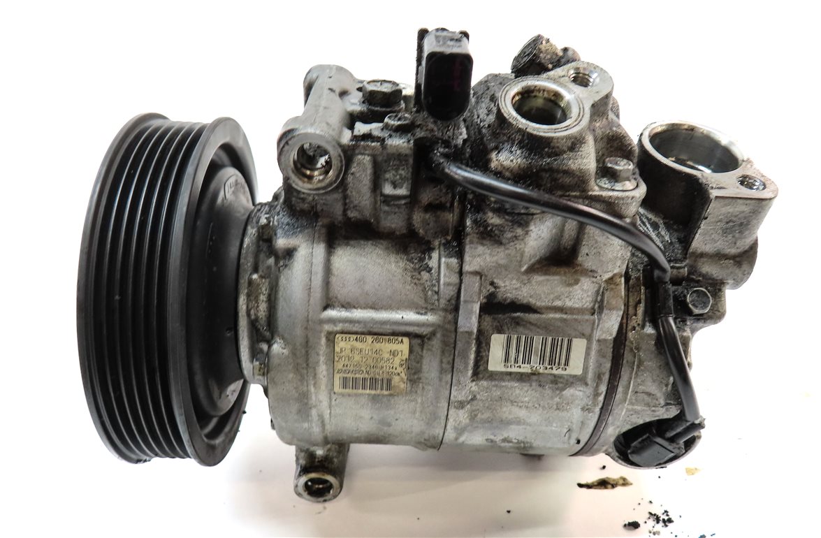 Thumbnail 6: 2012-2015 AUDI A6 A7 (C7 4G8) 3.0L SUPERCHARGED ENGINE A/C AIR COMPRESSOR PUMP
