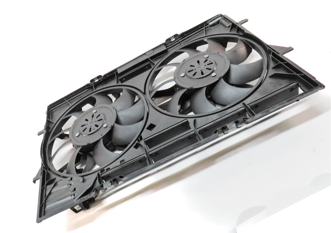 Thumbnail 3: 12-18 AUDI A6 A7 (C7) 3.0L SUPERCHARGED ENGINE RADIATOR COOLING FAN w/ SHROUD