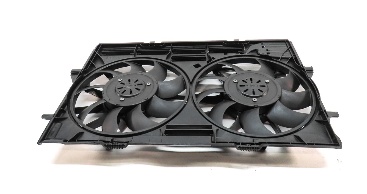 Thumbnail 4: 12-18 AUDI A6 A7 (C7) 3.0L SUPERCHARGED ENGINE RADIATOR COOLING FAN w/ SHROUD
