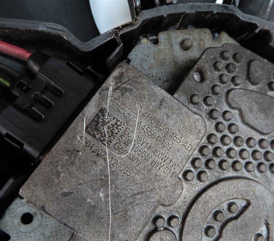 Thumbnail 7: 12-18 AUDI A6 A7 (C7) 3.0L SUPERCHARGED ENGINE RADIATOR COOLING FAN w/ SHROUD