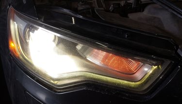 Thumbnail 2: 2012-2015 AUDI A6 (C7) RIGHT PASSENGER XENON HID HEADLIGHT LIGHT LAMP (NON AFS)