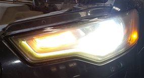 Thumbnail 2: 12-15 AUDI A6 (C7) LEFT FRONT DRIVER XENON HID HEADLIGHT LIGHT LAMP (NON AFS)