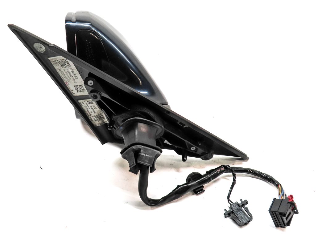 Thumbnail 5: 12-13 AUDI A6 (C7 4G) FRONT LEFT P-FOLD HEAT MEMORY AUTODIM DOOR MIRROR (Blue)