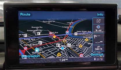 2012-2015 AUDI A6 S6 A7 S7 (C7) RADIO STEREO PHONE GPS NAVIGATION DISPLAY SCREEN