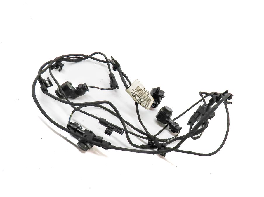13 AUDI A6 C7 FRONT PARK ASSIST PDC DISTANCE CONTROL SENSOR SET w/HARNESS (Blue)