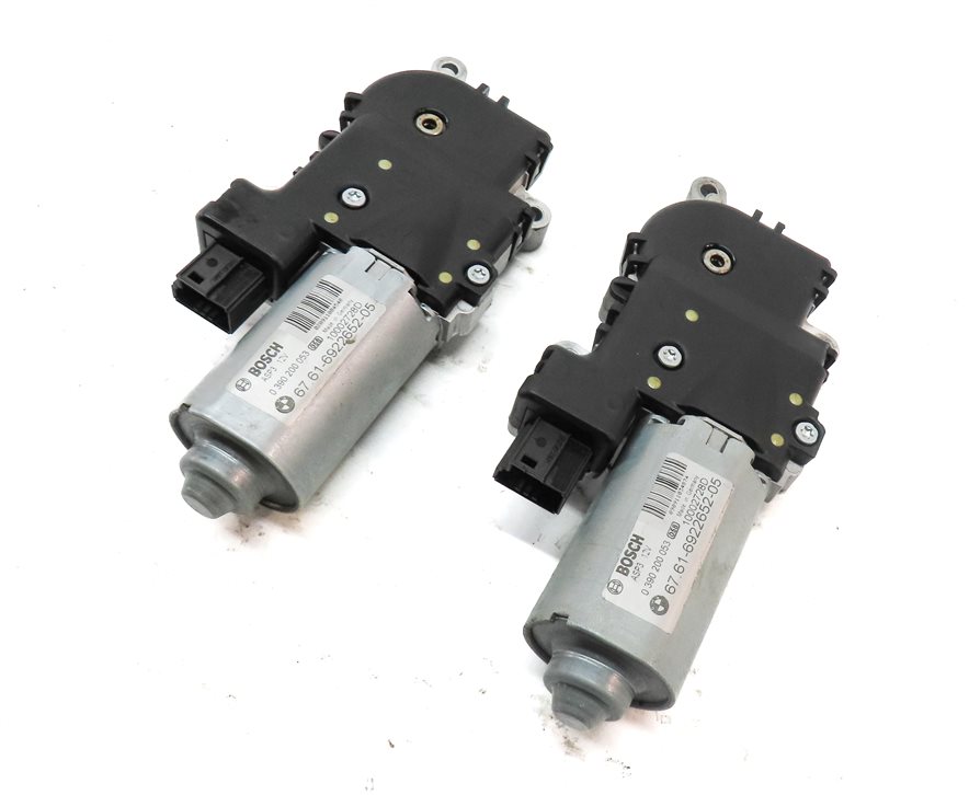 04-13 BMW X5 E53 E70 04-11 X3 (F25) PANORAMIC GLASS SUNROOF SUN ROOF MOTOR SET 2