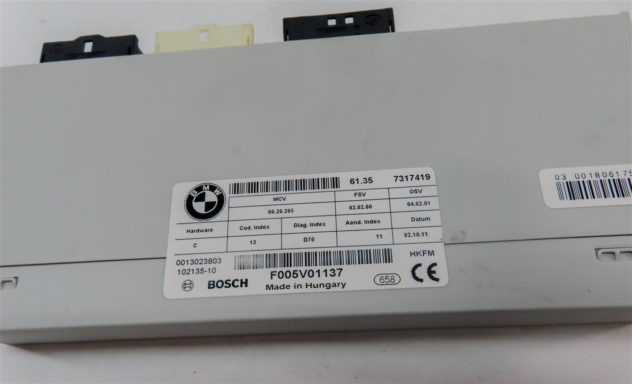 Thumbnail 4: 08-14 BMW X6 X6M (E71) REAR TRUNK LIFT HATCH GATE DOOR LIFTGATE CONTROL MODULE
