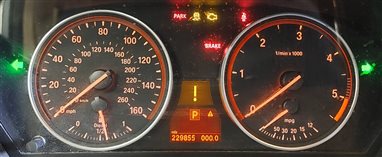 Thumbnail 2: 11-13 BMW X5 (E70) 3.0L M57 DIESEL SPEEDOMETER INSTRUMENT GAUGE CLUSTER (229k)
