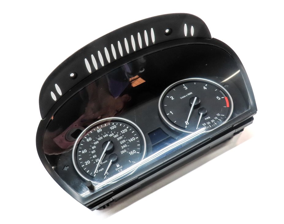 Thumbnail 4: 11-13 BMW X5 (E70) 3.0L M57 DIESEL SPEEDOMETER INSTRUMENT GAUGE CLUSTER (229k)