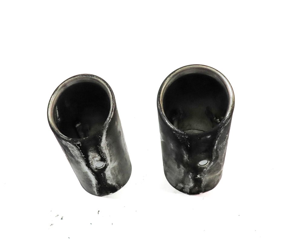 Thumbnail 2: 15-18 AUDI Q3 (8U) 2.0L TURBO ENGINE REAR LEFT & RIGHT MUFFLER EXHAUST TIP SET 2