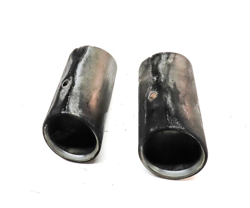 Thumbnail 5: 15-18 AUDI Q3 (8U) 2.0L TURBO ENGINE REAR LEFT & RIGHT MUFFLER EXHAUST TIP SET 2