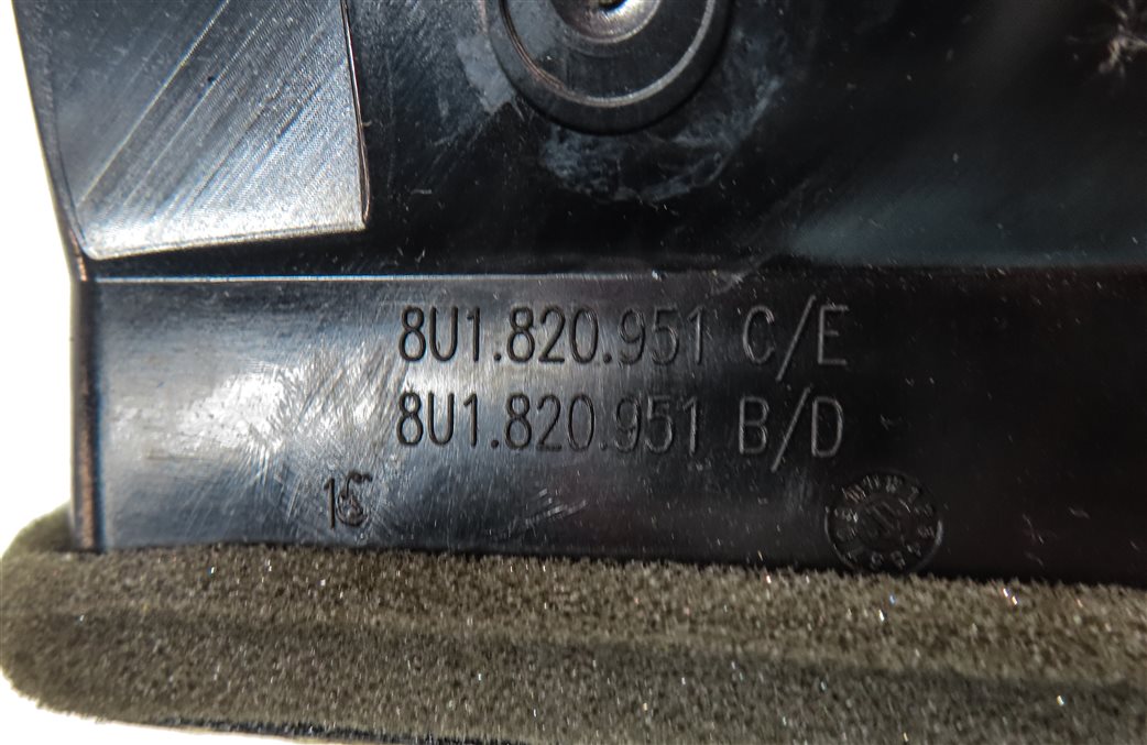 Thumbnail 6: 2018 AUDI Q3 (8U) FRONT CENTER DASH DUAL HEATER A/C AIR VENT