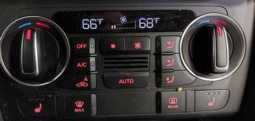 Thumbnail 2: 2017-2018 AUDI Q3 (8U) FRONT HEATER A/C TEMPERATURE CONTROL PANEL (HEATED SEAT)