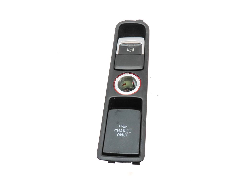 Thumbnail 2: 2018 AUDI Q3 (8U) PARKING BRAKE SWITCH w/ 12v SOCKET USB CHARGING PORT JACK