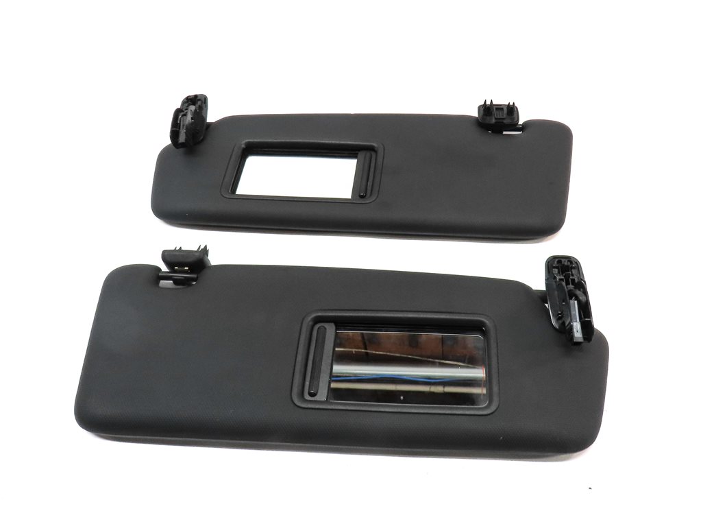 Thumbnail 4: 2015-2023 AUDI Q3 (8U) FRONT LEFT & RIGHT SUNVISOR SUN VISOR SET-2 (Black)