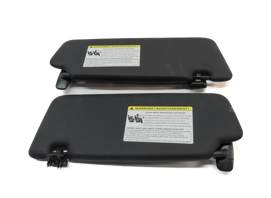 Thumbnail 5: 2015-2023 AUDI Q3 (8U) FRONT LEFT & RIGHT SUNVISOR SUN VISOR SET-2 (Black)