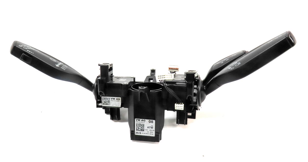 Thumbnail 4: 2015-2018 AUDI Q3 (8U) STEERING COLUMN BLINKER WIPER CRUISE COMBINATION SWITCH